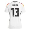 Maglia ufficiale Germania Muller 13 Casa Euro 2024 per Donna